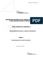 Guía Didáctica Unidad 4 - Tema 2 Procedimientos de Control (Junio 2021)