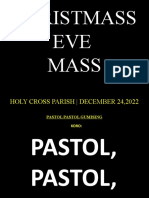 Christmas Eve Mass Dec 232022