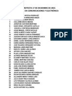 Lista de Asistencia