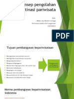 Konsep Pengolahan Destinasi Pariwisata