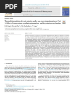 Thermal Degradation of Waste Plastics Under Non-Sweeping Atmosphere