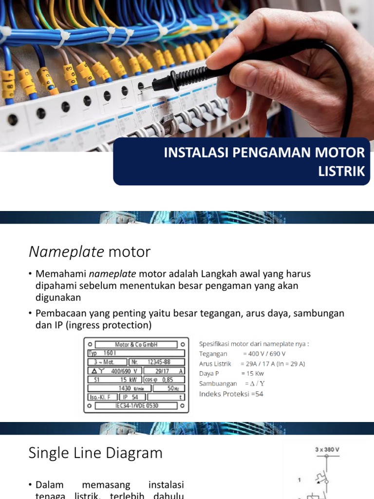 11 Instalasi Pengaman Motor Listrik | PDF