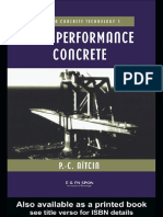 High Performance Concrete