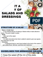 T.l.e9 T7 Present A Variety of Salads and Dressings