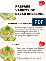 T.l.e9 T6 Ingredients of Salad Dressing