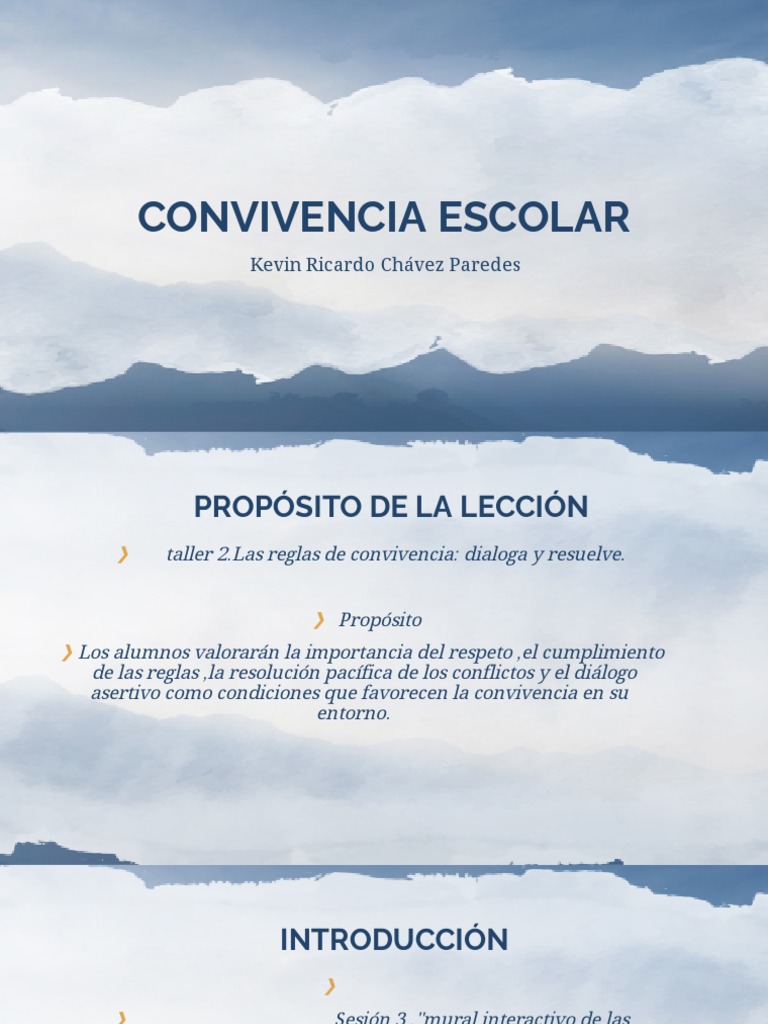 Convivencia Escolar Pdf