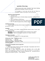 Agri Meteorology Notes - 7747323