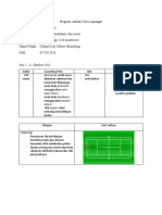 Program Latihan Tennis Lapangan