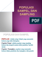 Populasi, Sampel Dan Sampling