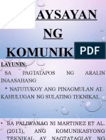 Kab 1 - Mga Pananaw, Kahulugan at Kasaysayan NG Komunikasyong Teknikal