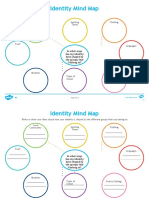 Identity Mindmap Differentiated Activity Shee