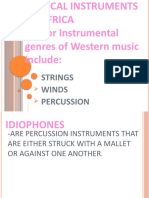 Major Musical Instruments of Africa