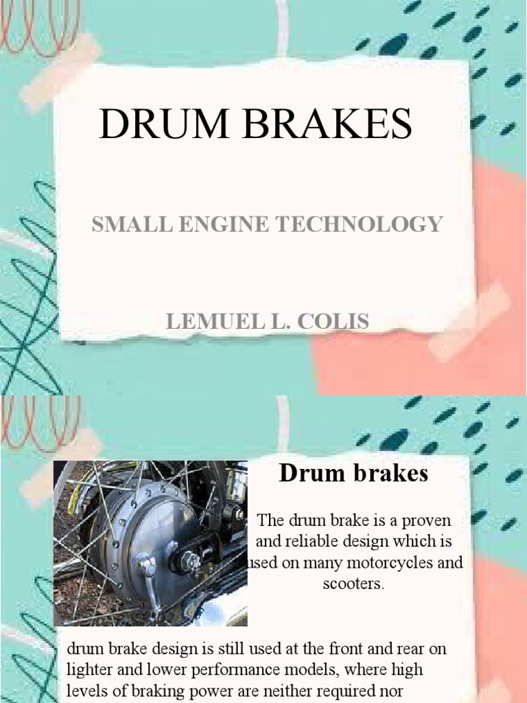 Drum Brakes PDF Brake Mechanical Engineering