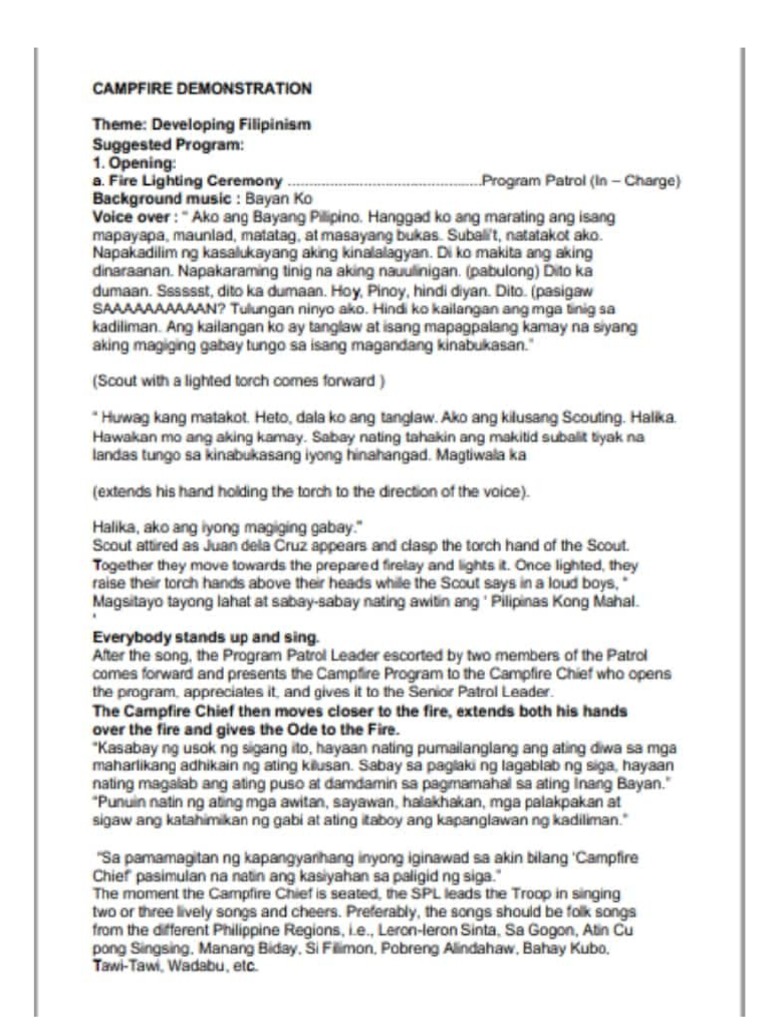 BSP Campfire | PDF