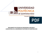 Reglamento de Estudios de Profesional Asociado y Licenciatura UPQROO