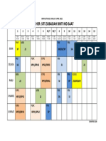 Jadual Waktu - CT Zubaidah MD Saat 5 April 2021 - Horizontal