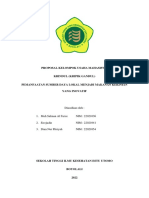 Proposal Kelompok Usaha Mahasiswa Krindul (Kripik Gandul)