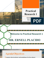 01 - Practical Research - Introduction