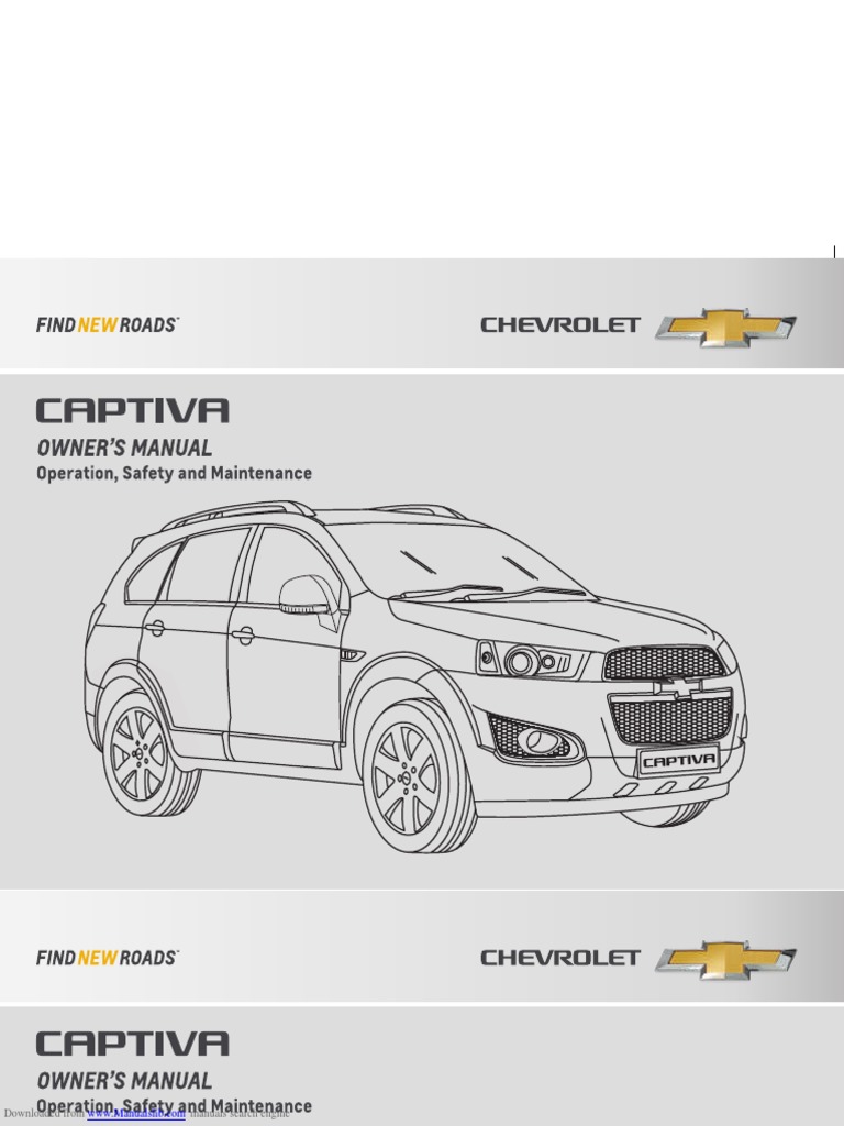 Captiva, PDF, Trunk (Car)