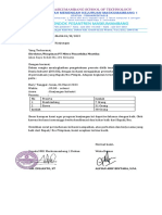 Surat Pengajuan PT MPM Sedati Sidoarjo