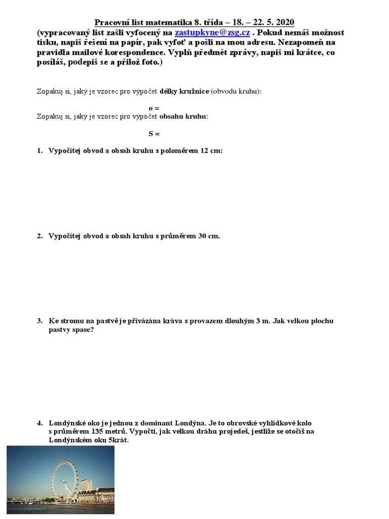 Trida Matematika 18. 22. 5. | PDF