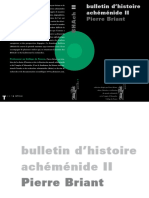 Bulletin Dhistoire Achemenide II