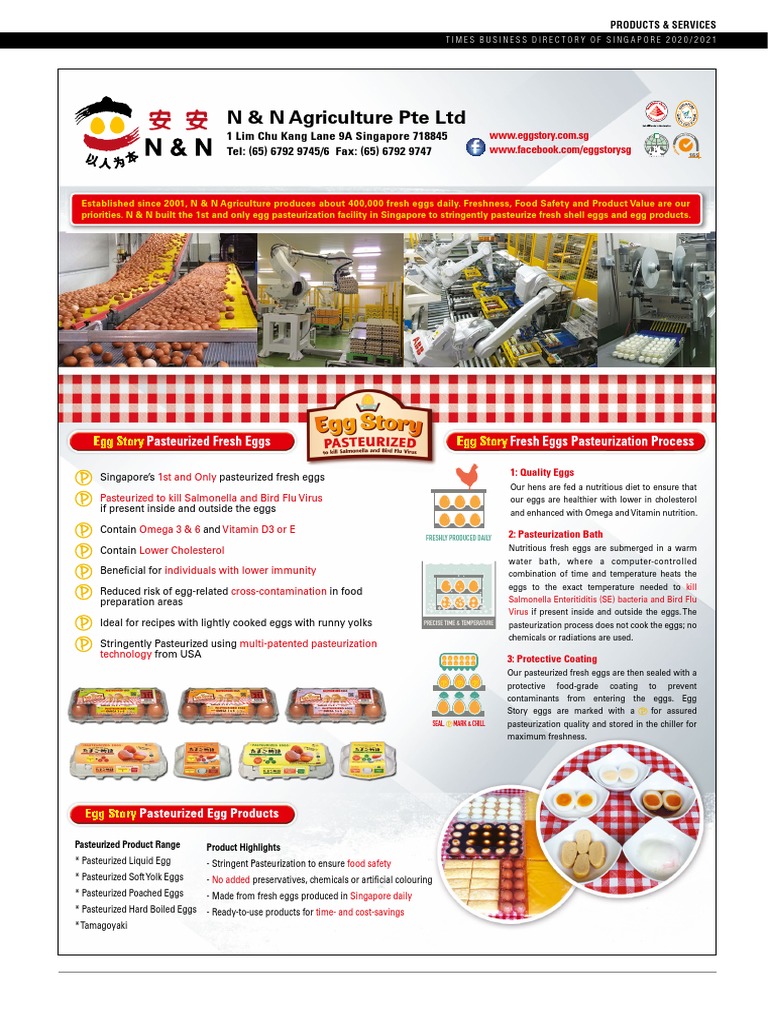 N & N Agriculture Pte LTD 1 Lim Chu Kang Lane 9A Singapore 718845 Tel