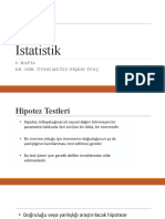 Istatistik 9.hafta