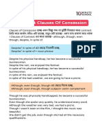 Clauses of Consession