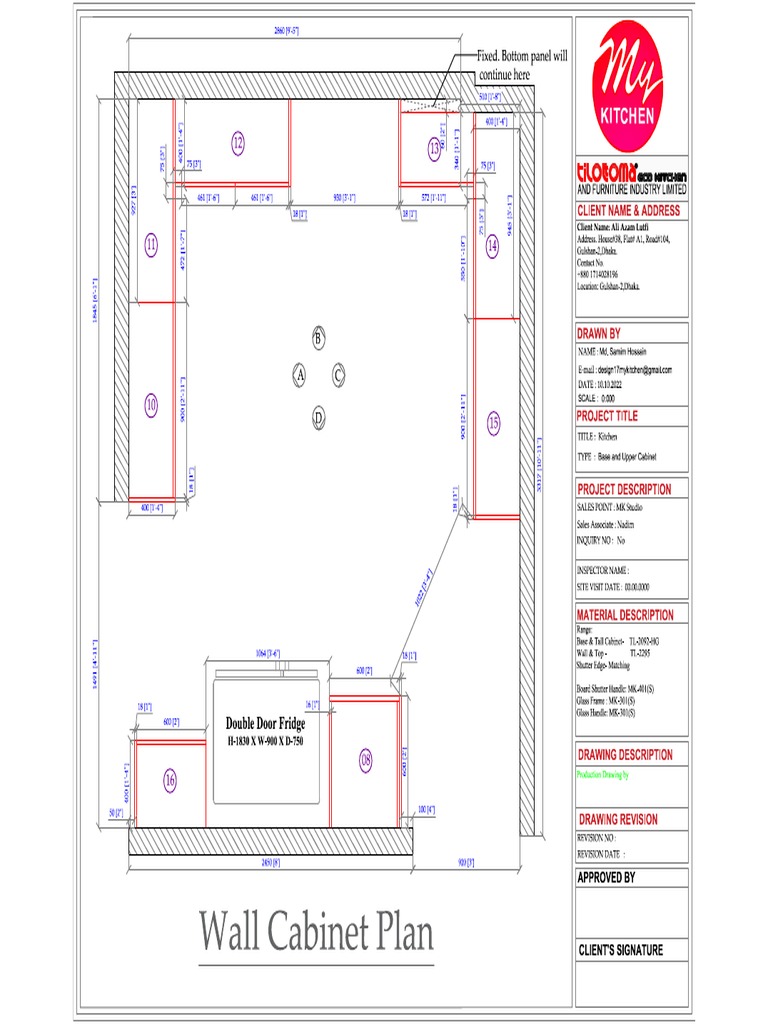 02 Wall Plan View PDF Architectural Design Architecture
