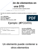 Referencias II - Declaraciones DTD en XML