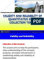 Validty and Reliability Handout