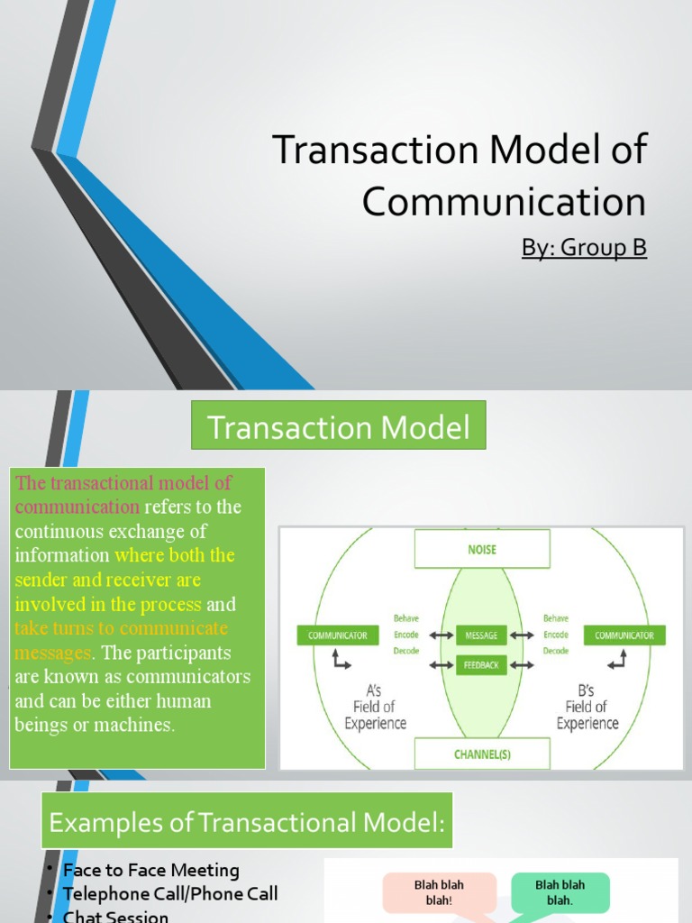 Understanding the Transactional Model | PDF