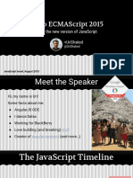 Hello EcmaScript 2015 - Presentation