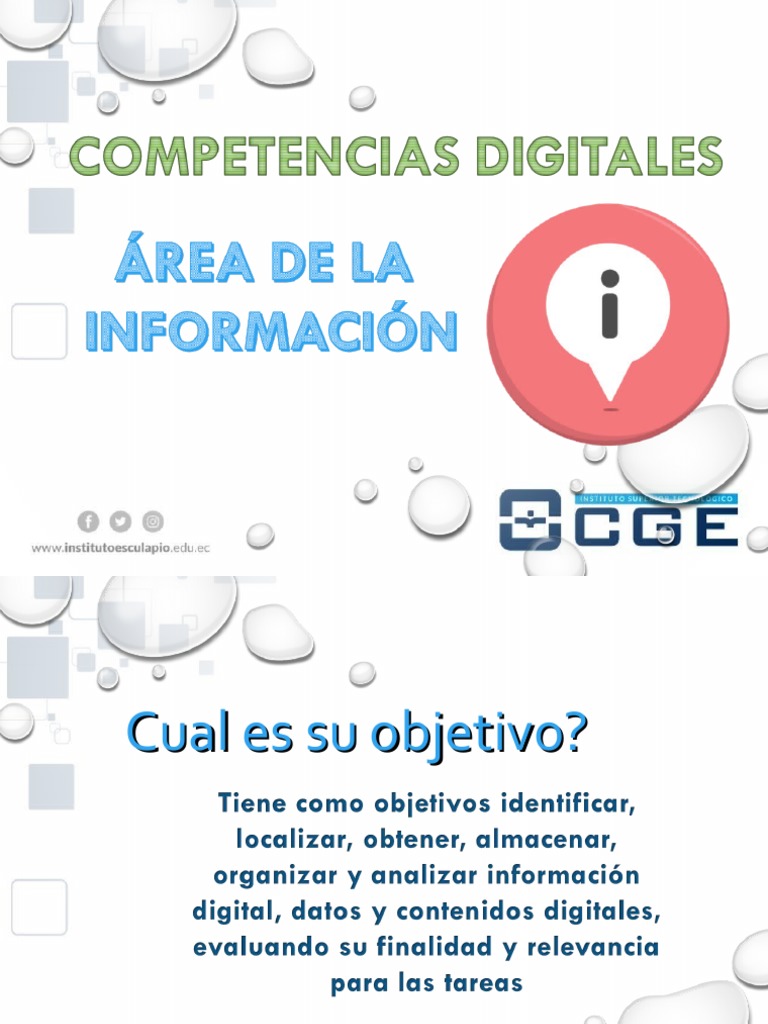 Las - Competencias - Digitales-Informacion-Clase 2 | PDF