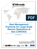 Best practices for large scale sea rescue (LSROAS