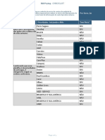 Lista de Verificação de Operadoras - Envio SMO.