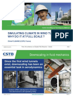 Simulating Climate in Wind Tunnel