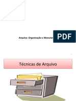 Arquivo Organização e Manutenção