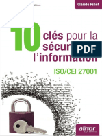 10 Clés Pour La Sécurité de L'information - Claude Pinet