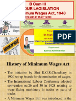 The Minimum Wages Act 1948