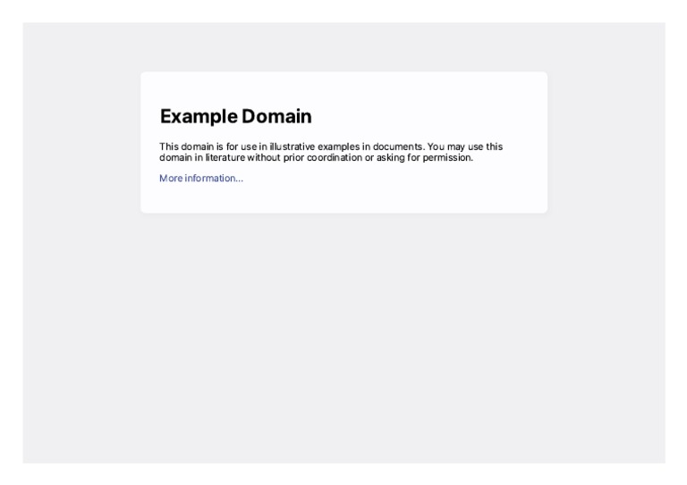 Example Domain | PDF