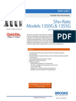 Variable Area Flow Meter Data Sheet 1350g 1355g