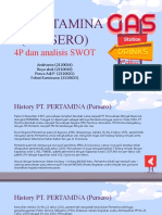 ANALISIS SWOT DAN 4P PT. PERTAMINA (PERSERO)
