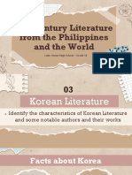 G11 - Asian Literature - Korean