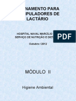 Treinamento Manipuladores Lactário Mód. Ii B