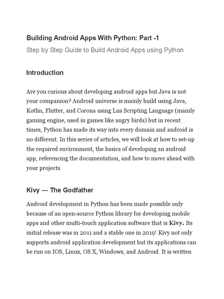 Build Basic Android Apps With Java