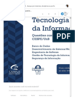 Tecnologia Da Informacao - Questoes Com..