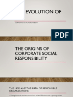 The Evolution of CSR - RELOSA, DANILO C