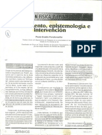 P. Fensterseifer Conoc. Epistemologia e Intervención